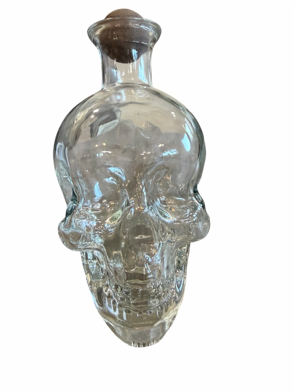 Crystal Head Vodka Skull Glass Bottle 750ml Halloween Goth Decor Dan Aykroyd